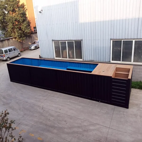 40ft Outdoor Shipping Container Swimming Pool - Mobile & Prefabricated - Image 5