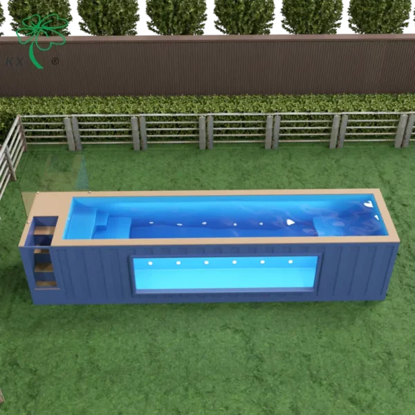 Factory Customized Fiberglass Shipping Container Swimming Pool - Image 2