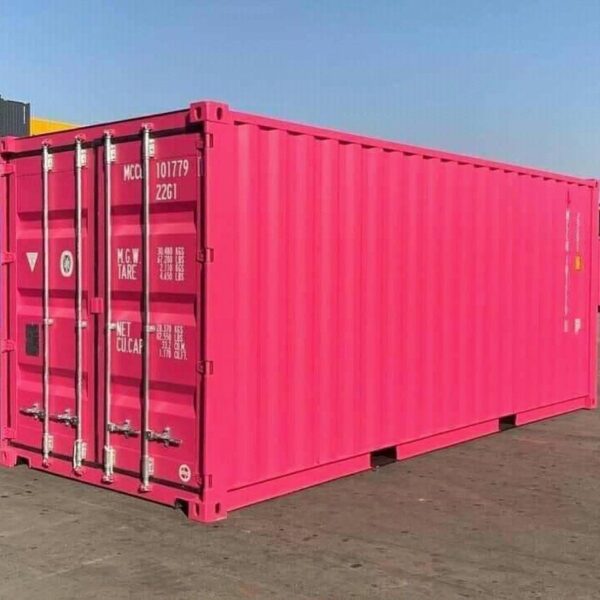 Buy 20ft shipping container with Pink Colors